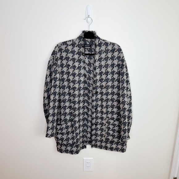 Isabel Marant Womens Fringe Accented Textured Cardigan Size US 10 Designer - Picture 6 of 14